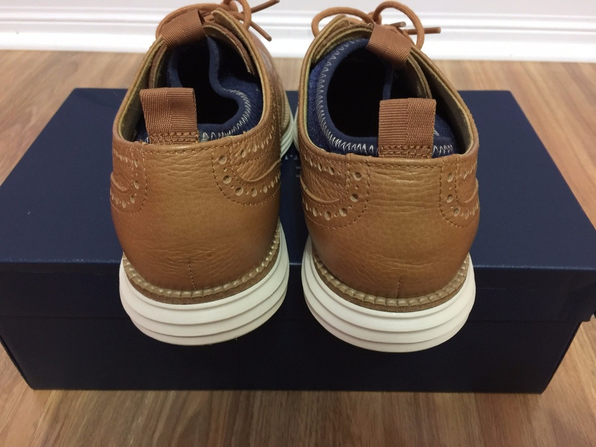 Cole Haan Original Grand NV Oxford Pecan Brown Leather Cole Haan Original Grand Wingtip Oxford - ODION main image 3