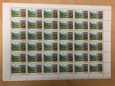 PARTIA SPECJALNA Mołdawia - Scott #25 Rezerwat przyrody Codrii - 5 pełnych arkuszy 36 MNH