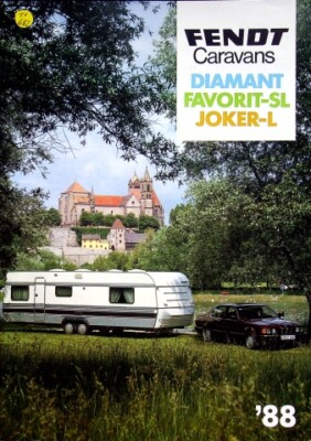 274663) Fendt Caravan Diamond Favorit Joker brochure 08/1987