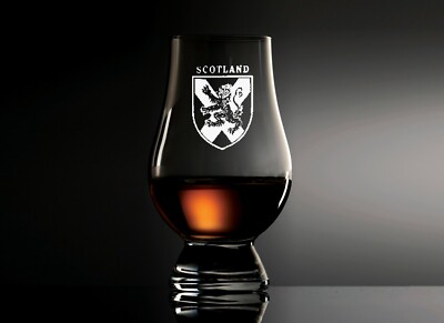 SHIELD OF SCOTLAND OFFICIAL GLENCAIRN SCOTCH MALT WHISKY TASTING GLASS