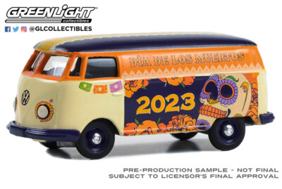 Greenlight Hobby Exclusive ''Dia De Los Muertos 2023'' VW Type 2 Panel Van 30482
