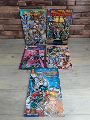 Youngblood / Team Youngblood 5 Comic First 1st Printing Bundle #2 #9 #7 #15 #20