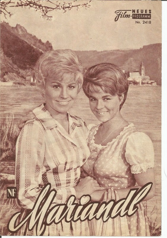 Mariandl  Kino Neues Film Programm 1961 AUSTRIA Waltraud Haas Conny Hans Moser