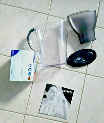 BRITA Wasserfilter Marella Cool Graphit mit 3 MAXTRA+ Filterkartuschen