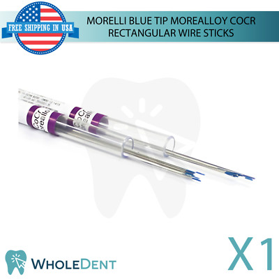 0rthodontic Dental Morealloy CoCr Blue Tip Rectangular Wire Sticks 10pcs Morelli