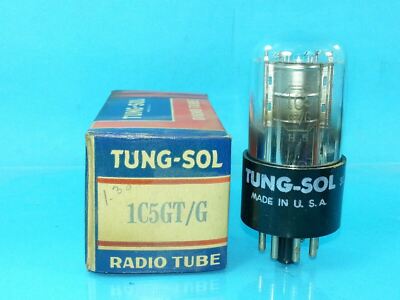 TUNG SOL 1C5 GT Audio Electronic Vintage Radio TV Valve HAM  NOS NIB Tube