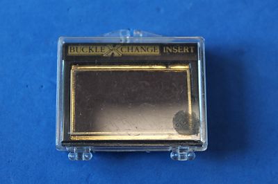 buckle X-change X change exchange belt buckle insert, link, add-on by Buxton Co