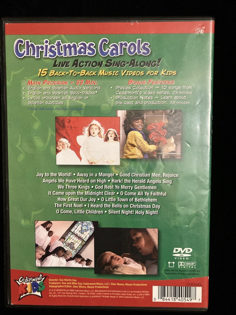 Cedarmont Kids DVD's Bible Songs Action Bible Songs 15 Christmas