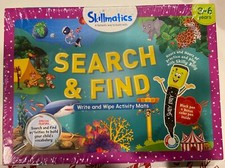 Skillmatics Search and Find Write And Wipe Activity Mats 12 Repeat Activities