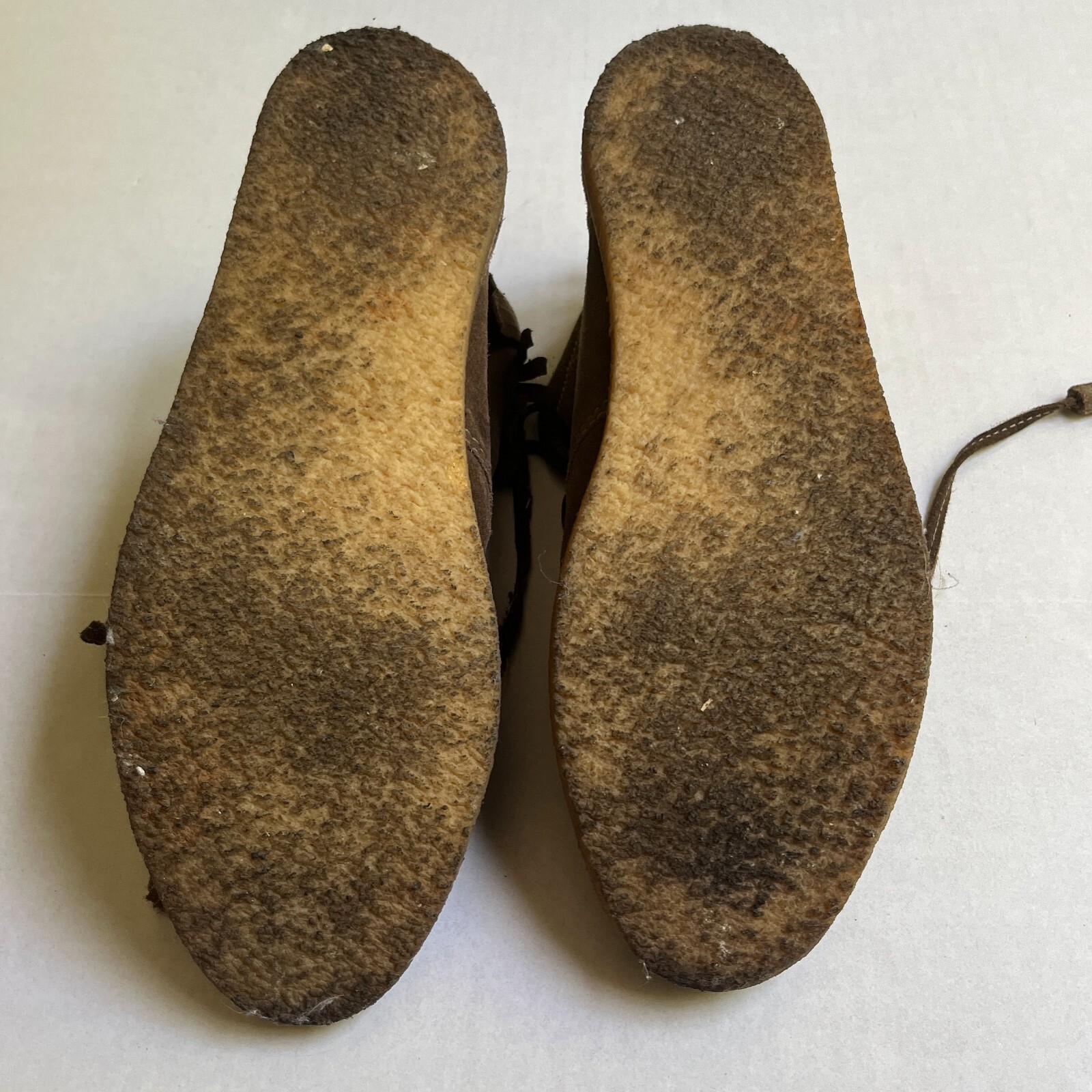 SAOLA Stivaletti mocassino J Crew donna 10 frange chukka marrone scamosciato Brasile suola gomma