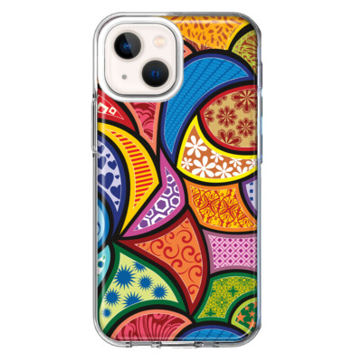 Mundaze Case for Apple iPhone 14 Plus Cover Abstract Citrus Pattern