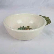 Metlox Poppytrail PROVINCIAL FRUIT GREEN Individual Open Soup Server