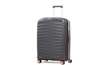 Rock Sunwave  Expandable Hard Shell Suitcase  8 wheel Medium TR-0212-CH Charcoal