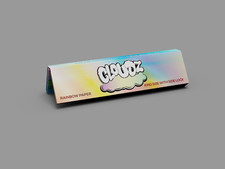 CLOUDZ Rainbow Kingsize Rolling Papers with Rainbow Tips and Side Lock - Aystar