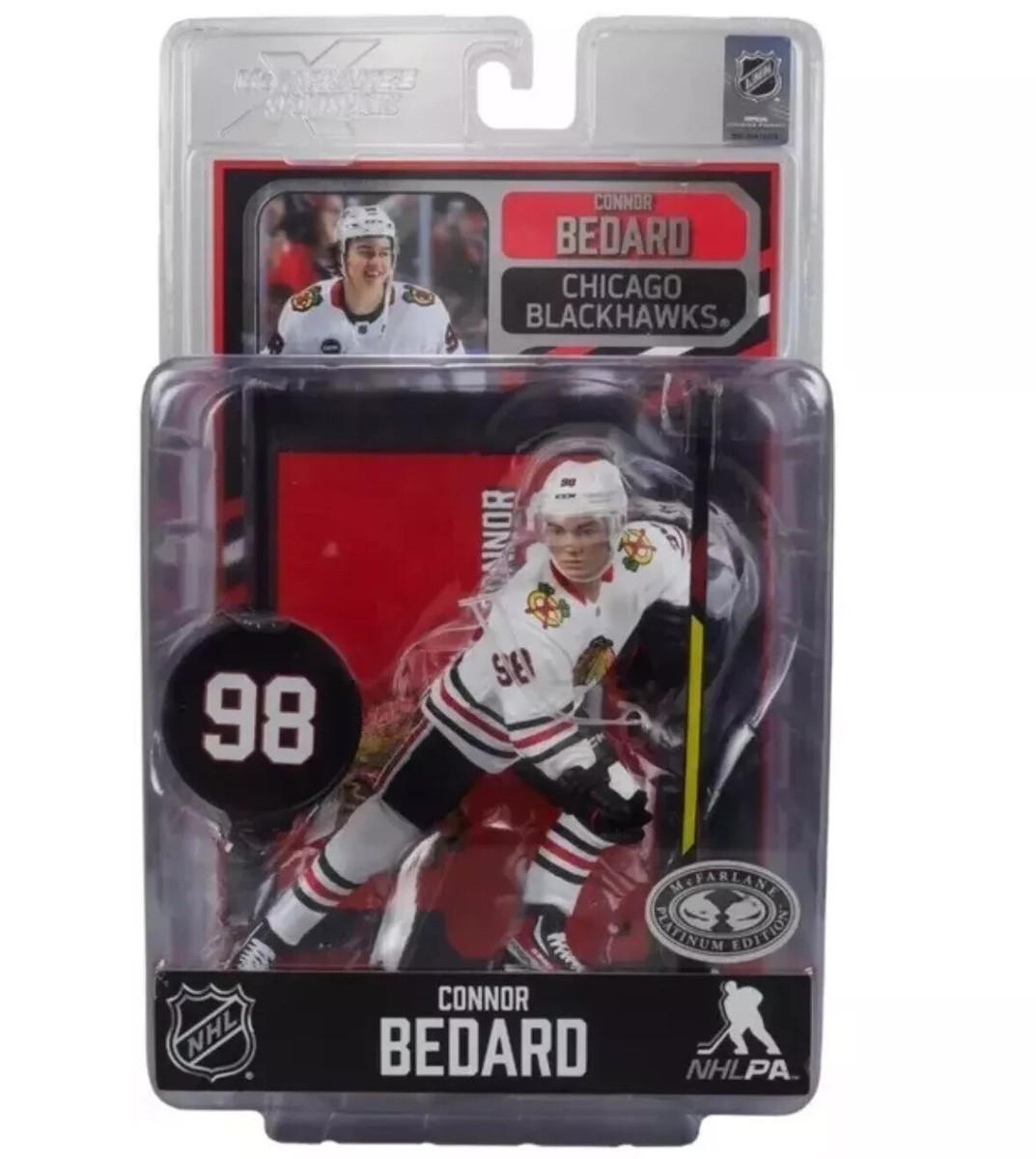 Connor Bedard #98 NHL Chicago Blackhawks 7