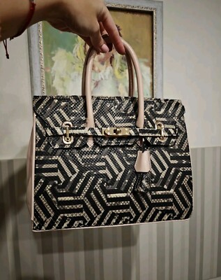 Snake Skin Handbag, Luxury Tote bag, Exotic Leather bag