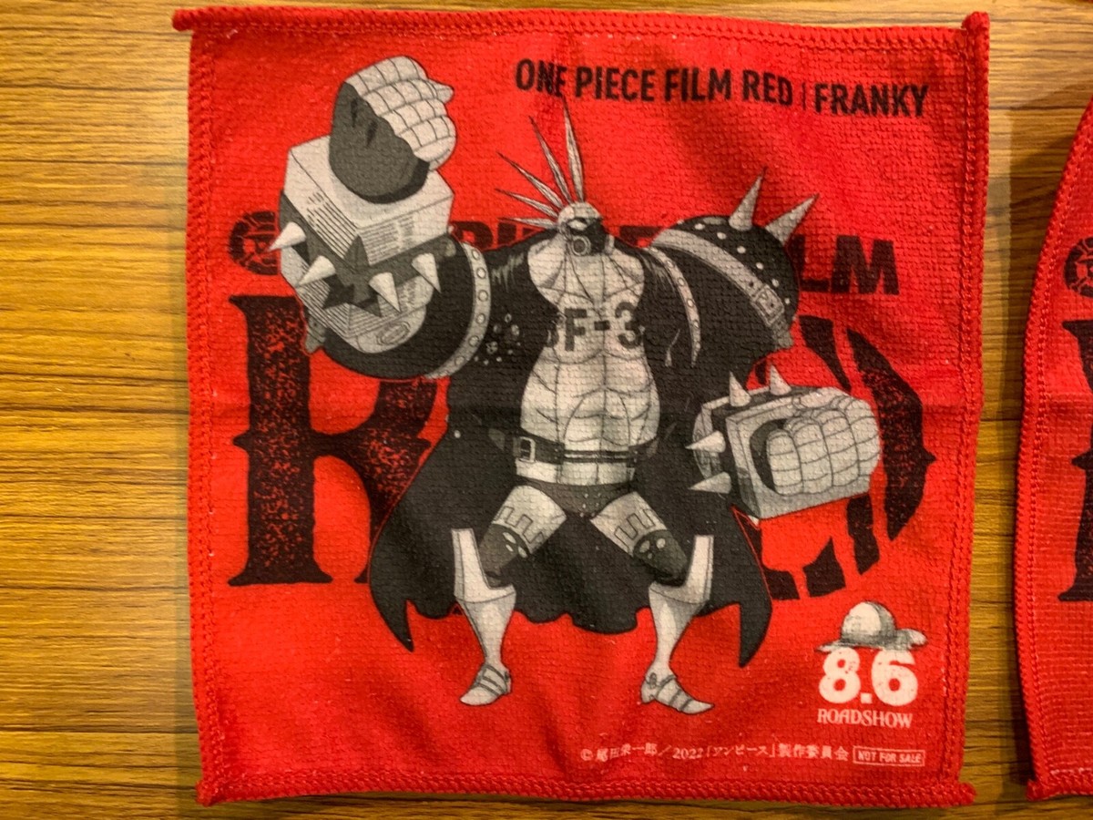One Piece Film Red Movie 2022 Original Hand Towel 20x20cm