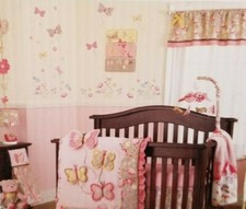 CoCaLo Baby Maeberry Canvas Art Wall Decor  Wall Decals Set NIB