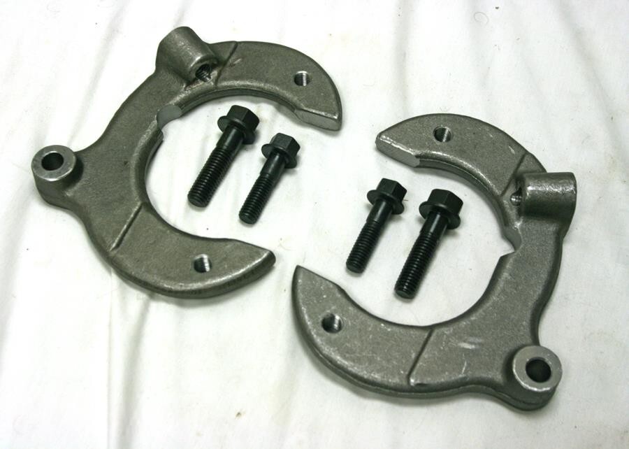Mustang II Front Disc Brake Conversion Kit - 11" Slotted Rotors, Complete Kit (No Spindle Needed)