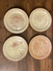 Frankoma Wagon Wheel Plates 4 Desert Gold 94FL