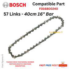 BOSCH AKE40 AKE40-17S AKE40-19S Chainsaw Chain 40cm (16") Bar 57 Links FAST POST