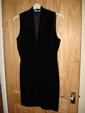 NEW + tag brand MANGO UK = L  in trendy MIDNIGHT PURPLE DRESS REGULAR  sleveless