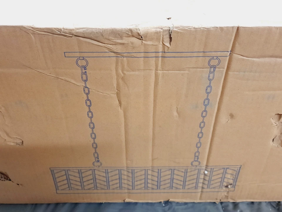 Cal Lighting Winfall 4 Light 40" W Linear Chandelier Burlap Rope Shade FX-3811-4 - Image 2 of 4