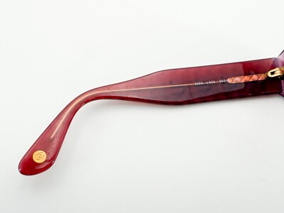 Vtg Chanel 5029 Sunglasses FRAMES 600 Red Quilted 56[]18-135