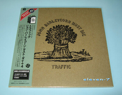 TRAFFIC John Barleycorn Must Die JAPAN mini lp CD Steve Winwood brand new & ss