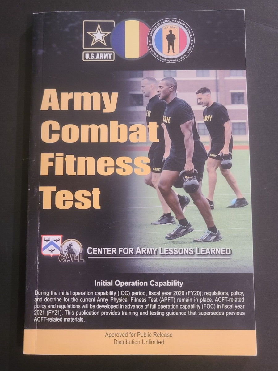 Army Lessons Learned 115 Page Book The Combat Fitness Test (ACFT
