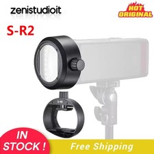 US Godox S-R2 Round Head Flash Speedlite Adapter Fr AD200Pro II V860III TT520III