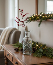 Set of 12 Artificial Red Berry Stems Holiday Christmas Decoration Picks 20  