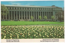 Washington DC Bureau of Engraving and Printing 14th and C Sts Vintage Postcard