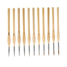 Ensemble de pinceaux à peinture pour détails fins, 11 pièces, pour la
