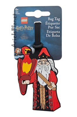 Lego Harry Potter Wizarding World Albus Dumbledore Soft Rubber Bag Tag
