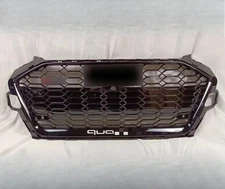 For Audi A4 S4 RS4 style 2020 2021 2022 2023 Front Honeycomb Mesh Grill Grille