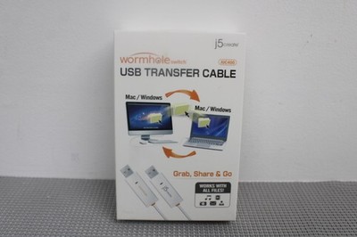 J5Create JUC400 Wormhole Switch USB Transfer Cable for Mac Windows