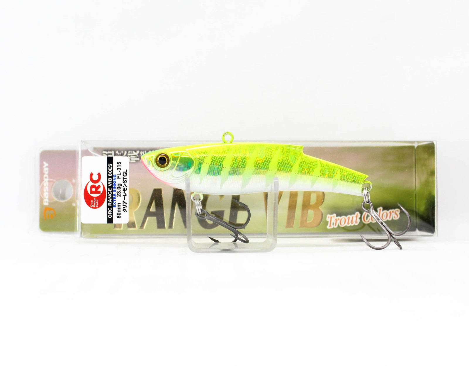 Bassday ORC Range Vibe 80 ES Extra Sinking Vibration Lure FL-315 (6268)