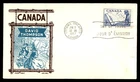 Mayfairstamps Canada FDC 1957 Map David Thompson Indigenous Man First Day Cover