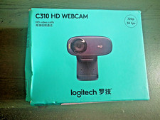Logitech C310 HD Webcam with Microphone - Black