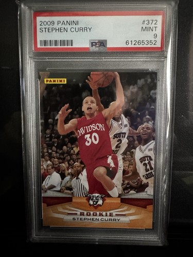 Stephen Curry 2009-10 Panini - Rookie NCAA #372 (RC) PSA 9
