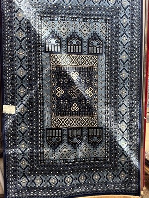 QUALITÄT ORIENTTEPPICH 240x340 Cm (8 x12 ) Marineblau / Blau MEHRFARBIG