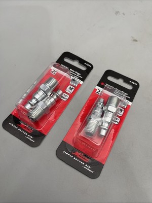 4 Pack Milton S-727 Milton Industries 1/4'' Male Plug M-Style New