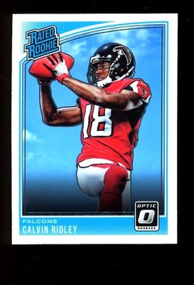 2018 Optic #161 Calvin Ridley Atlanta Falcons RC Rated Rookie QTY