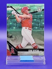Erik Rivera 2021 Bowman Platinum Aqua Ice Foilboard SP 93/299 🔥 Angels