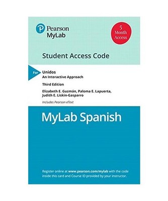 MyLab Spanish with Pearson eText -- Access Card -- for Unidos: An Interactive Ap