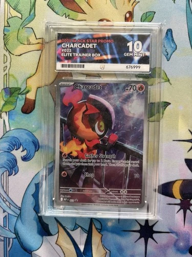 Pokémon TCG Charcadet MEP 022 Black Star Promo Ace 10
