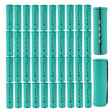 Large Perm Rods,40 pcs Green Color Perm Rods for Natural Hair Jumbo Cold Wave