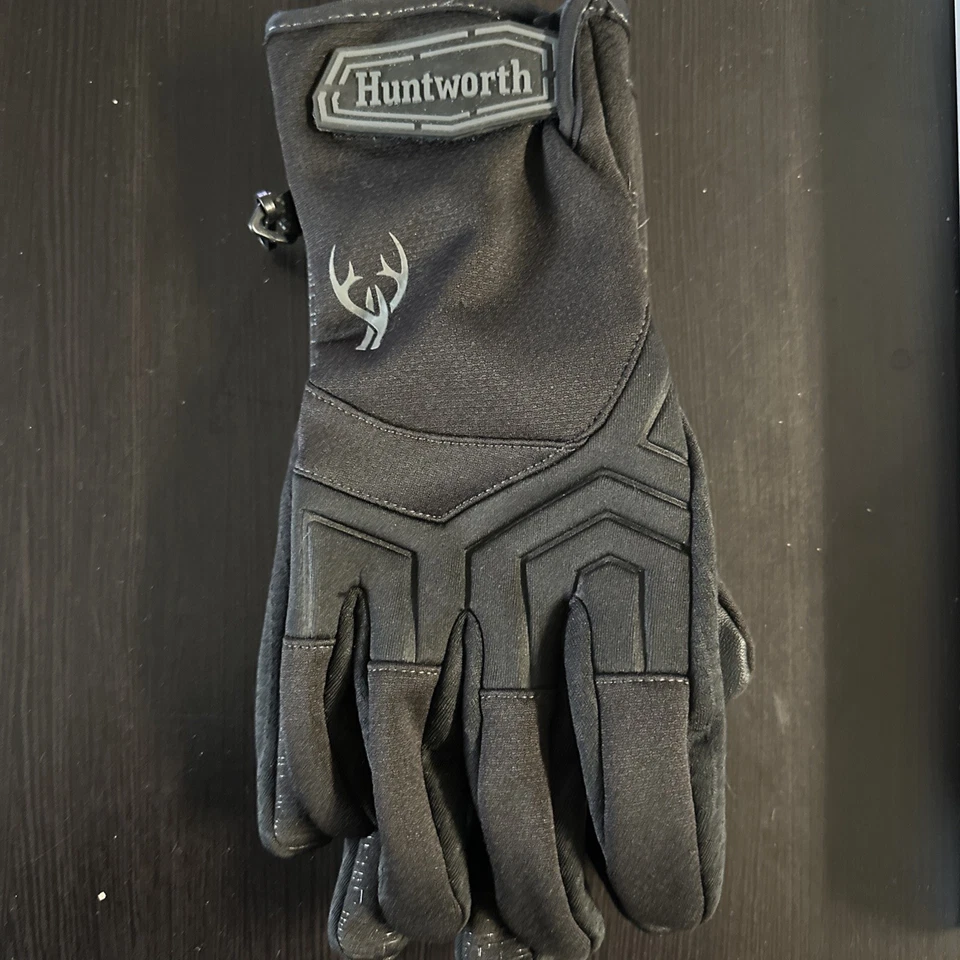 Huntworth Rifleman (Black), Soft Warmth, L/XL  Scent Control Hunting Gloves - Image 2 of 4