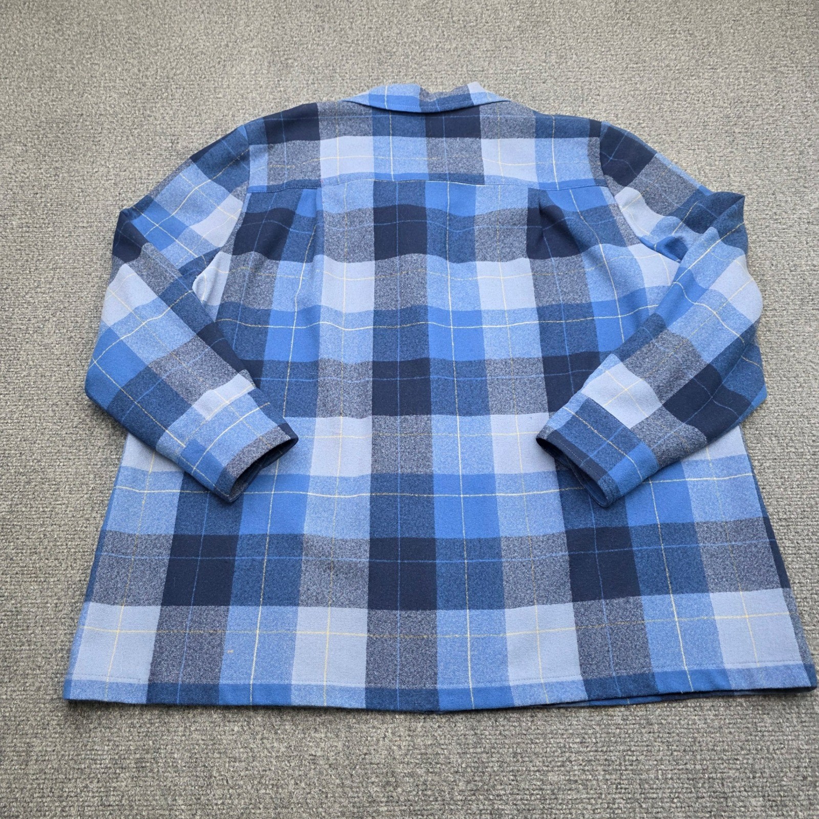 Pendleton Women's Vintage 49er Limited Edition Blue Plaid Wool Shirt Jacket image 7